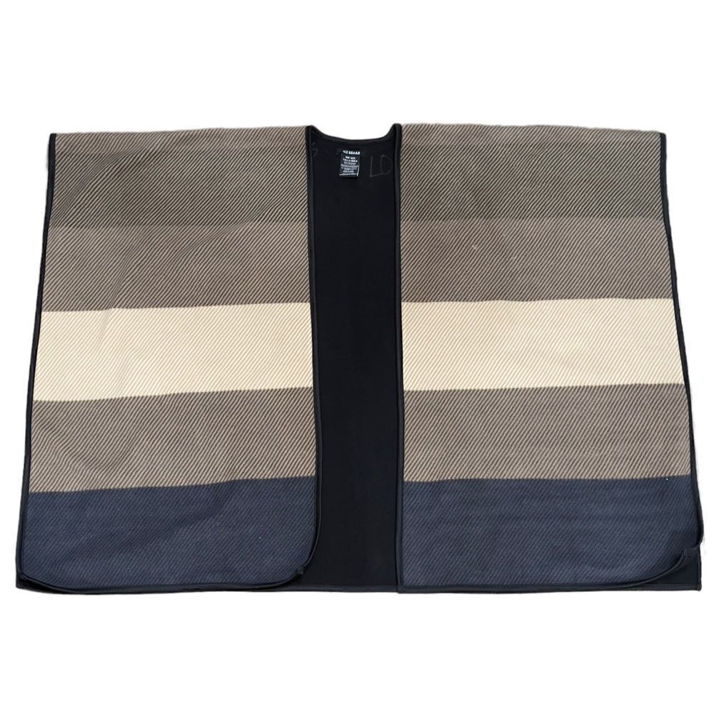 Ike Behar Fleece Colorblock Fashion Wrap One Size - Picture 6 of 13